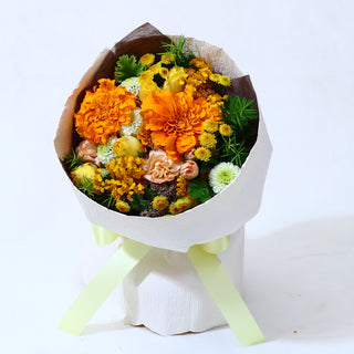 オレンジ　ブーケ